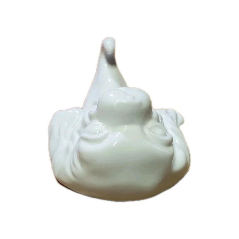 Springer‎ Spaniel Dog Head Figurine Wall Hook Hanging White Ceramic